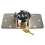 Heavy-duty Van/Shed Double Door Hasp, Staple Lock and Padlock
