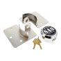 Heavy-duty Van/Shed Double Door Hasp, Staple Lock and Padlock