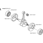 Crankshaft Assembly for Pruners