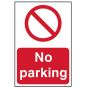 No Parking - PVC 200 x 300mm by Scan - 605