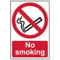 No Smoking - PVC 400 x 600mm by Scan - 4050