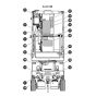 Front Labels for Skyjack SJ12 E Vertical Mast
