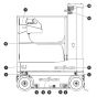 Labels - Left View for Skyjack SJ16 Access Platforms