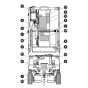 Front Labels for Skyjack SJ16 E Vertical Mast