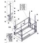 Anti-Overrising Posts (KC Only) for Skyjack SJ3220 DC Scissor Lift