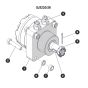 Wheel Motor (ANSI/CSA) for Skyjack SJ3220 DC Scissor Lift