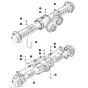 Axles Assembly for Skyjack SJ45 AJEplus Articulating Boom