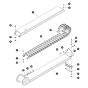 Cable Track Assembly for Skyjack SJ45 AJEplus Articulating Boom
