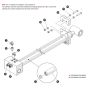 Extension Cylinder Assembly for Skyjack SJ45 AJEplus Articulating Boom
