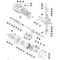 Hub Reduction - Front Axle Assembly for Skyjack SJ45 AJEplus Articulating Boom
