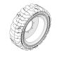 Tyres Assembly for Skyjack SJ45 AJEplus Articulating Boom