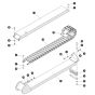 Cable Track for Skyjack SJ45 AJHEplus Articulating Boom