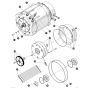 Electric Motor for Skyjack SJ45 AJHEplus Articulating Boom