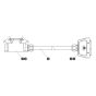 Control Cable - Base to Platform for Skyjack SJ4720 DC Scissor Lift