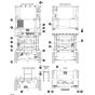 Labels - Front, Back and Top for Skyjack SJ4720 DC Scissor Lift