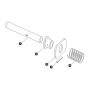 Gate Latch for Skyjack SJ4726 DC Scissor Lift