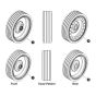 Wheels for Skyjack SJ4726 DC Scissor Lift
