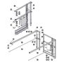 Extension Railing and Front Gate - Aircraft Option for Skyjack SJ4732 DC Scissor Lift