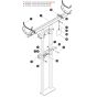 Universal Heavy-Duty Pipe Rack for Skyjack SJ4740 DC Scissor Lift