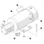 Pump/Motor for Skyjack SJ4740 E C103007000 - C103999999 DC Scissor Lift