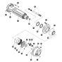Hub Reduction - Rear Axle for Skyjack SJ66 Tplus Telescopic Boom