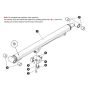 Jib Cylinder for Skyjack SJ66 Tplus Telescopic Boom