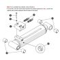 Tilt Cylinder for Skyjack SJ66 Tplus Telescopic Boom