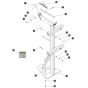 Heavy Duty Pipe Rack for Skyjack SJ6826 (B200000001 - B200999999) RT Scissor Lift