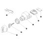 Key Switch for Skyjack SJ6826 (B200000001 - B200999999) RT Scissor Lift