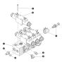 Outrigger Manifold for Skyjack SJ6826 (B200000001 - B200999999) RT Scissor Lift