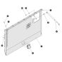 Engine Cabinet Door for Skyjack SJ6832 (B200000001 - B200999999) RT Scissor Lift