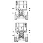 Labels - Front and Rear for Skyjack SJ6832 (B200000001 - B200999999) RT Scissor Lift