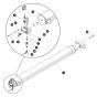 Lower Lift Cylinder for Skyjack SJ6832 (B200000001 - B200999999) RT Scissor Lift