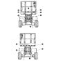 Labels - Front and Rear for Skyjack SJ6832 RTE (B201000001 - B201999999) RT Scissor Lift