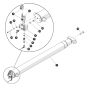 Lower Lift Cylinder for Skyjack SJ6832 RTE (B201000001 - B201999999) RT Scissor Lift