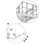 Platform Mounting Hardware for Skyjack SJ6832 RTE (B201000001 - B201999999) RT Scissor Lift