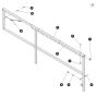 Right Platform Railing for Skyjack SJ6832 RTE (B201000001 - B201999999) RT Scissor Lift