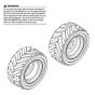 Tyres for Skyjack SJ6832 RTE (B201000001 - B201999999) RT Scissor Lift