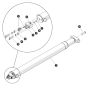 Upper Lift Cylinder for Skyjack SJ6832 RTE (B201000001 - B201999999) RT Scissor Lift