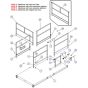 Main Platform and Railing for Skyjack SJ8831 RT Scissor Lift