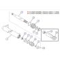 Powered Extension Platform Cylinder (Lock Nut Secured Piston) for Skyjack SJ8831 RT Scissor Lift