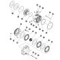 Brakes Rear Axle for Skyjack SJ9233 RT Scissor Lift