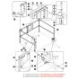 Extension Deck Railings for Skyjack SJ9233 RT Scissor Lift