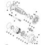 Hub Reduction Rear Axle for Skyjack SJ9233 RT Scissor Lift