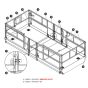 Labels - Railings for Skyjack SJ9233 RT Scissor Lift