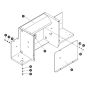 Lateral Bracket Right Side for Skyjack SJ9233 RT Scissor Lift