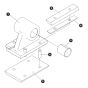 Lower Slider for Skyjack SJ9233 RT Scissor Lift