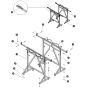 Material Handling Stand for Skyjack SJ9233 RT Scissor Lift