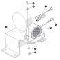 White Noise Alarm for Skyjack SJ9233 RT Scissor Lift