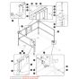 Extension Deck Railings for Skyjack SJ9243 RT Scissor Lift
